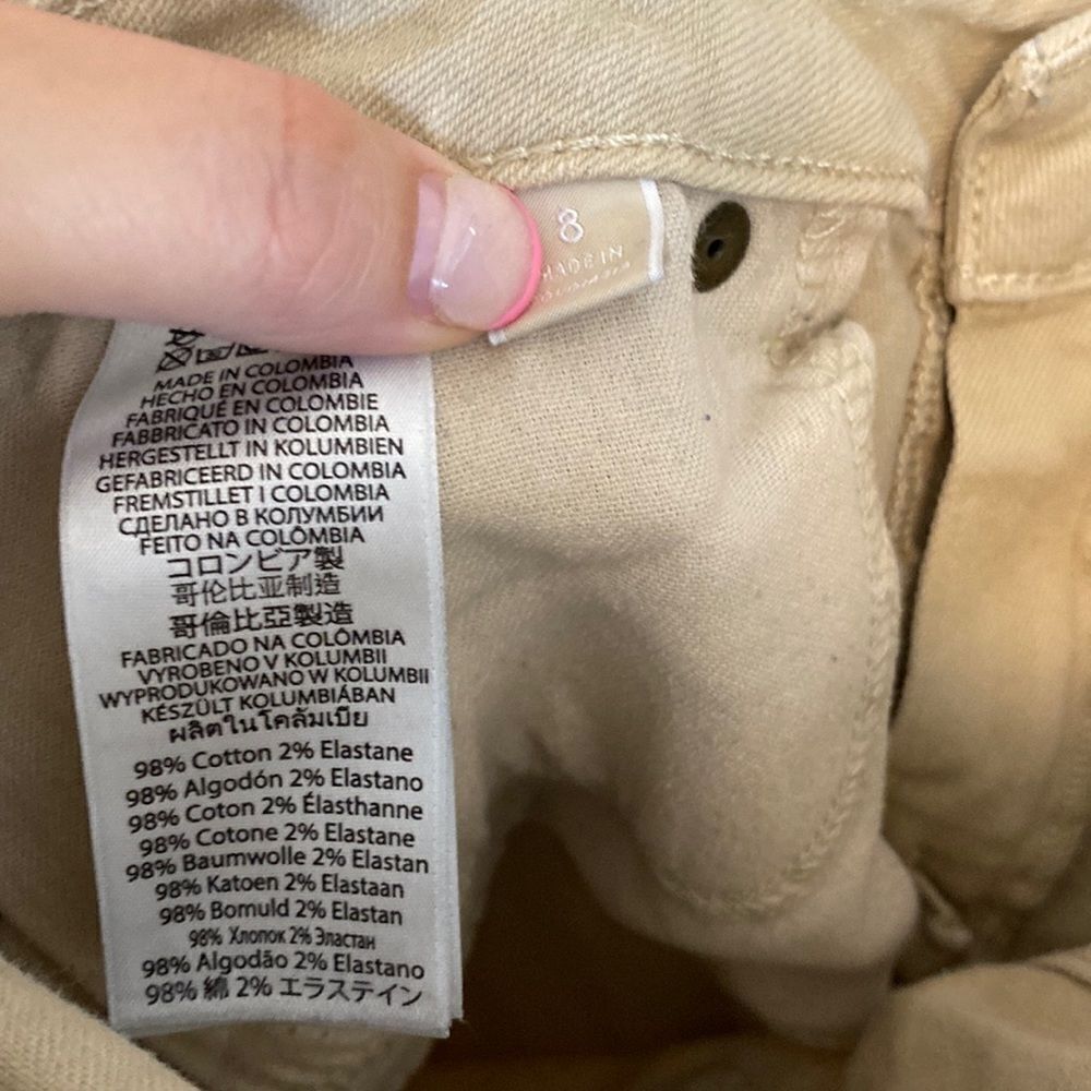 Michael Kors- Tan ankle jeans- Size 8 - Picture 6 of 6